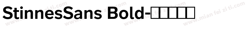 StinnesSans Bold字体转换